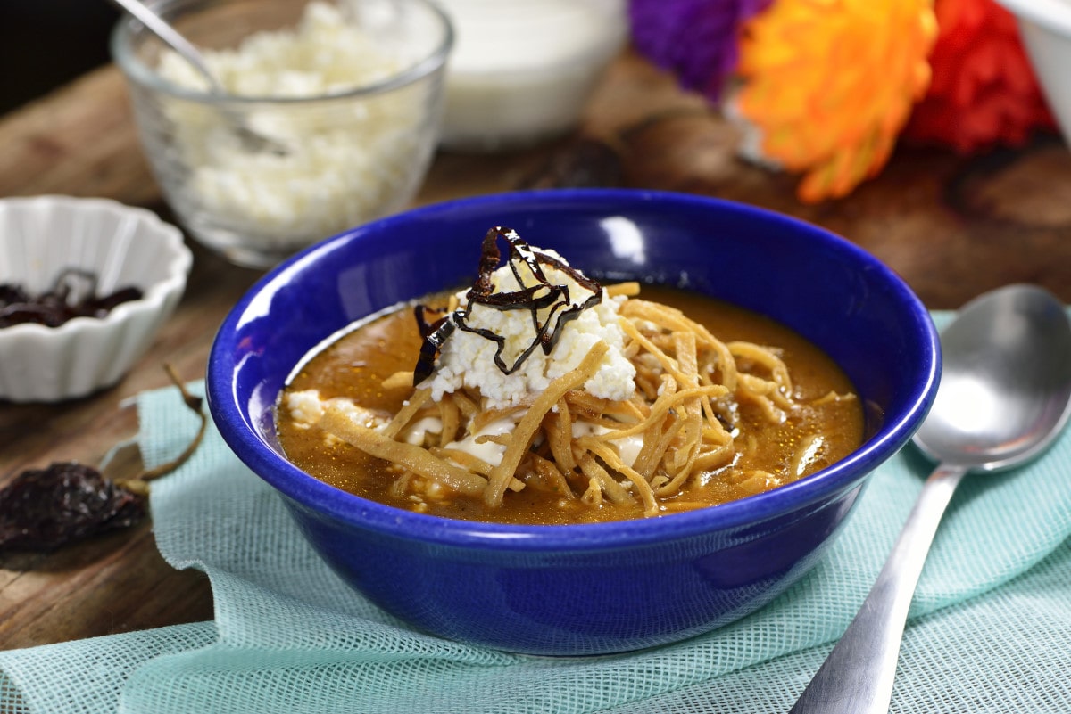 receta de sopa de tortilla