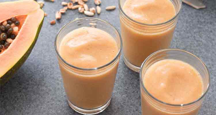 Licuado De Papaya Manzana Y Avena