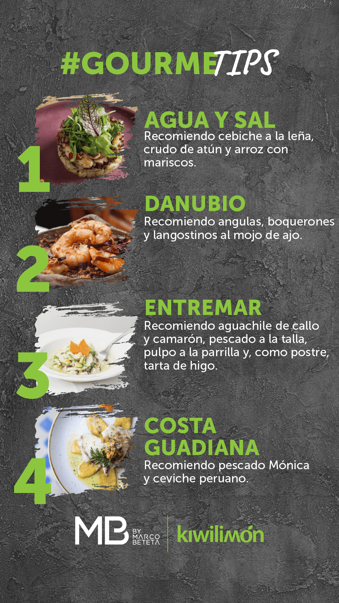 En dónde comer mariscos de la mejor calidad