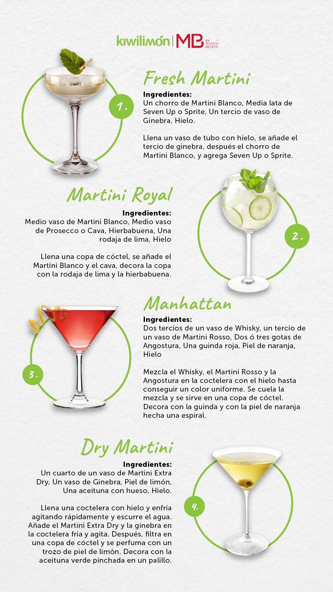Misterioso africano Especialmente 4 formas de preparar un martini