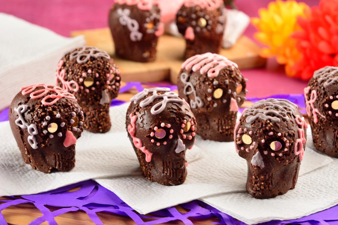 Calaveritas de Amaranto con Chocolate