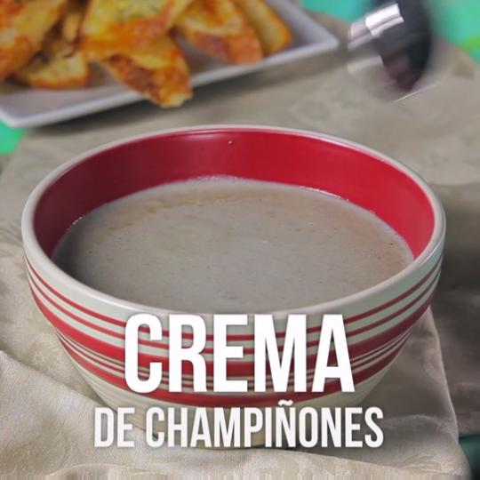 Crema de Champiñones Tradicional