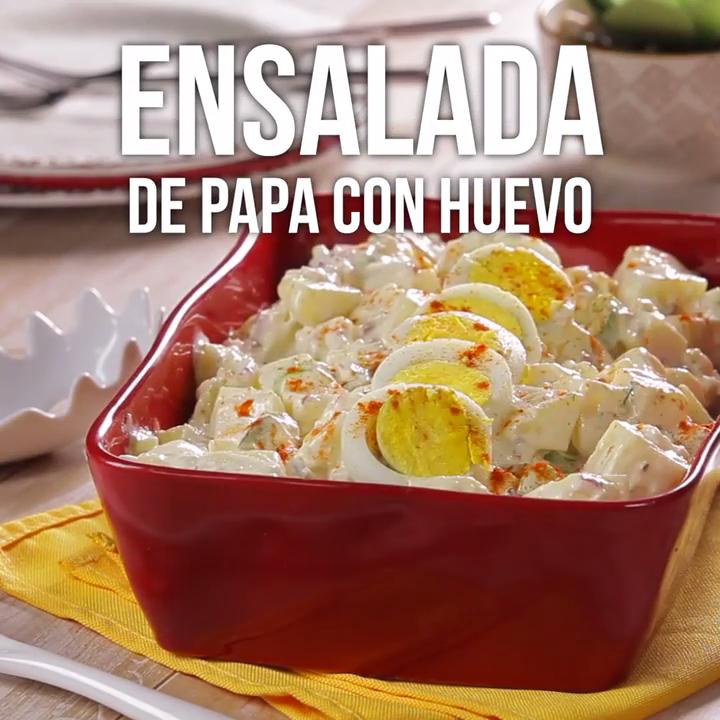 Ensalada de Papa con Huevo