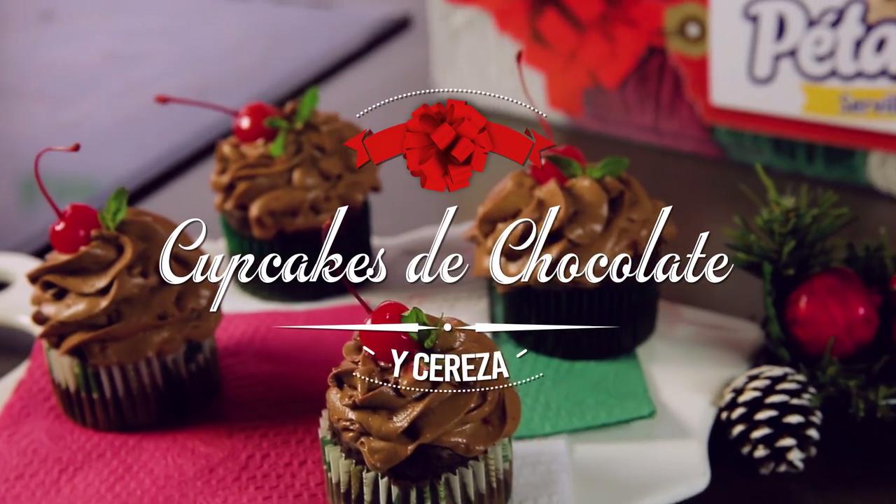 Cupcakes de Chocolate y Cereza