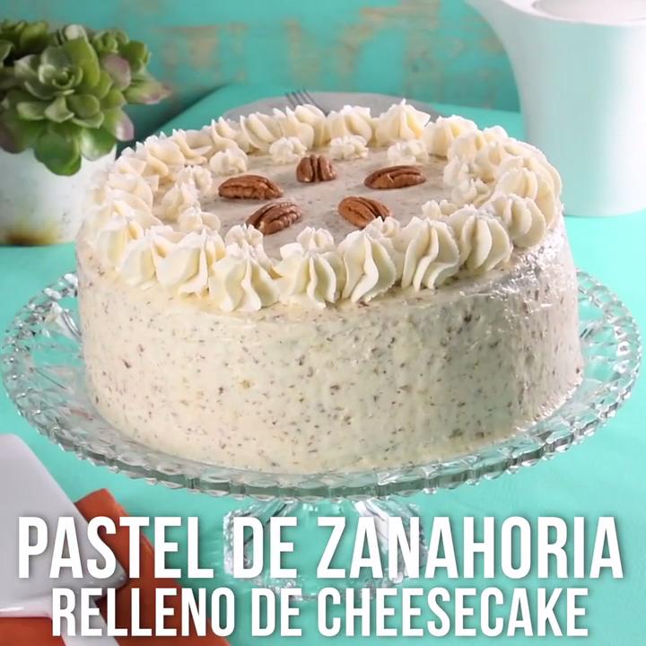 Pastel de Zanahoria Relleno de Cheesecake