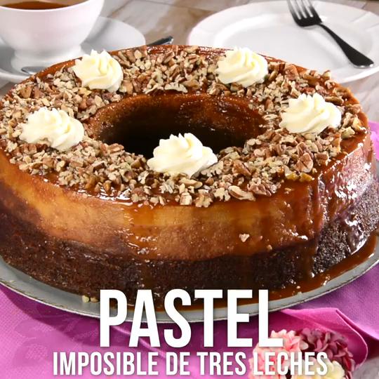 Pastel Imposible de Tres Leches