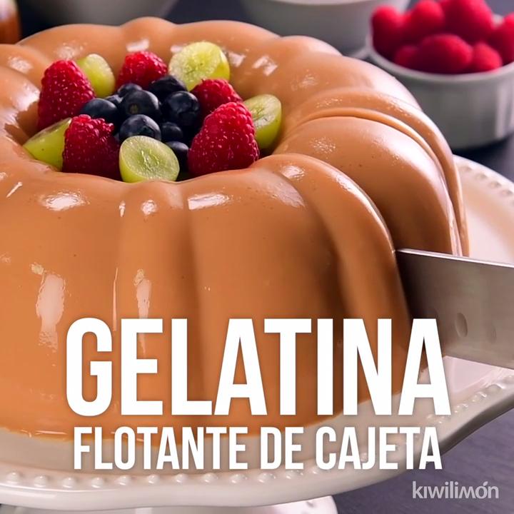 Gelatina Flotante de Cajeta