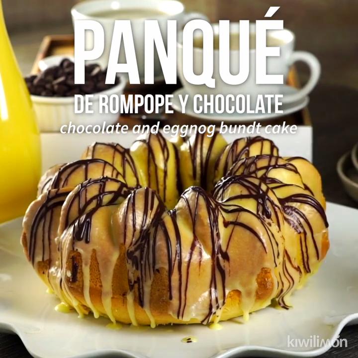 Panqué de Rompope y Chocolate