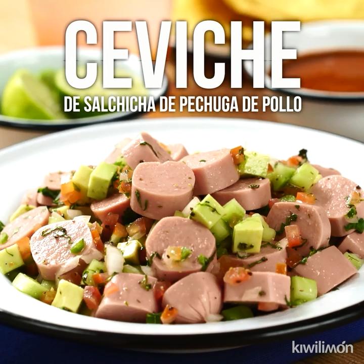 Ceviche de Salchicha de Pechuga de Pollo