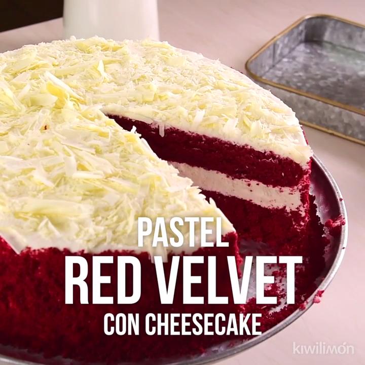 Pastel Red Velvet con Cheesecake