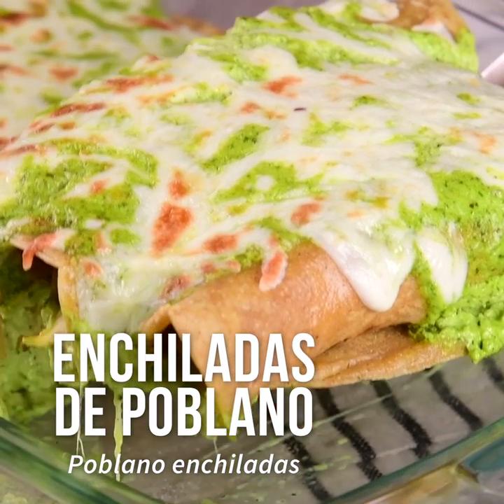 Enchiladas de Pollo con Chile Poblano