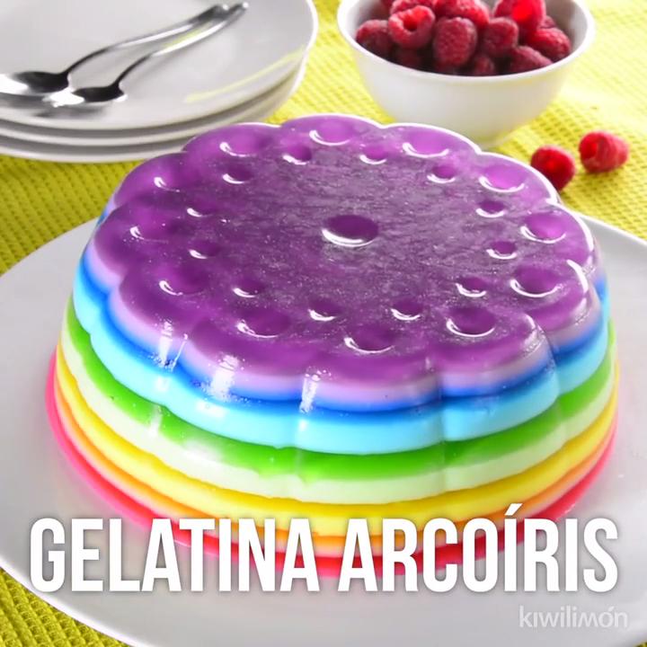 Gelatina Arcoíris