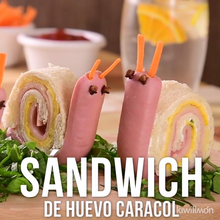 Sándwich de Huevo Caracol