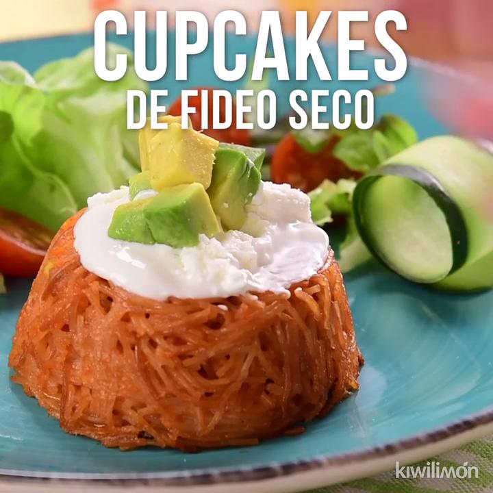 Cupcakes de Fideo Seco