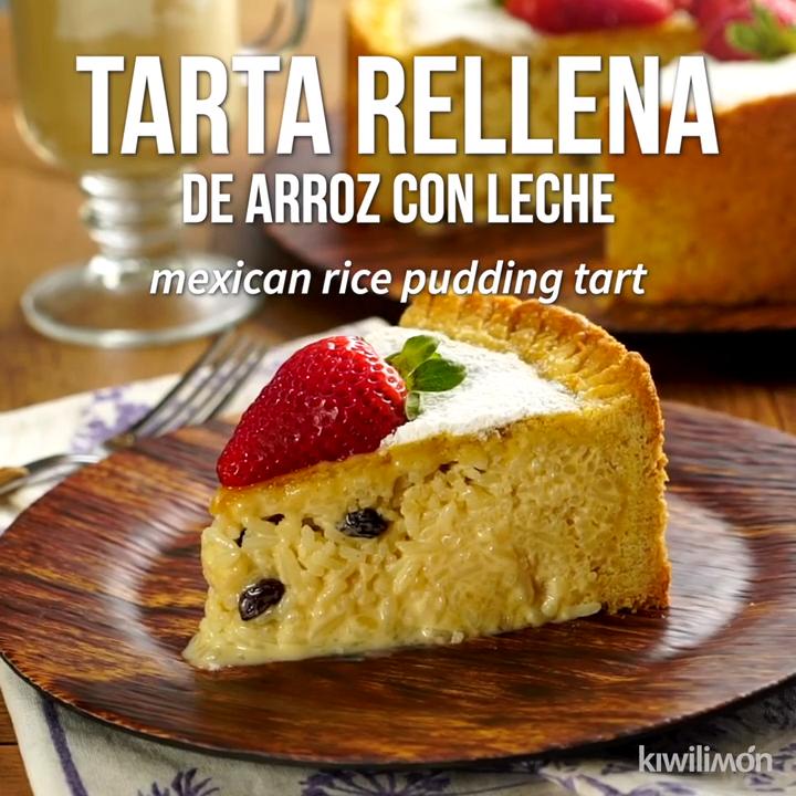 Tarta Rellena de Arroz con Leche