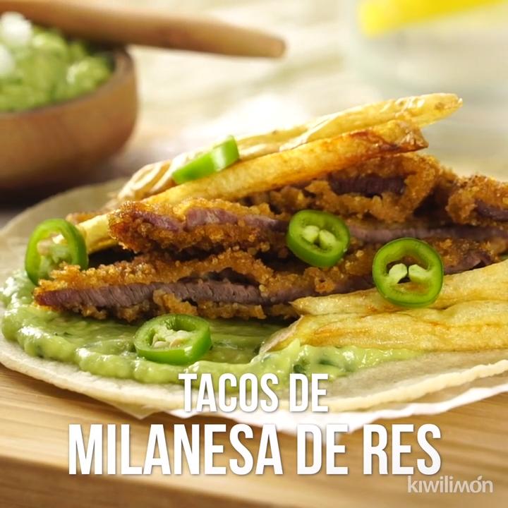 Tacos de Milanesa de Res