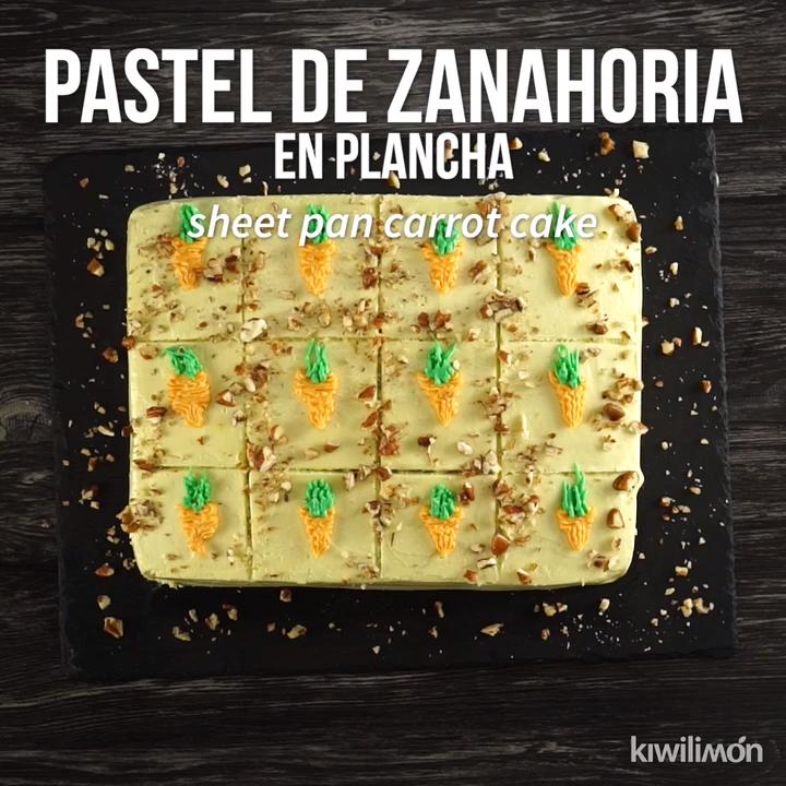 Pastel de Zanahoria en Plancha