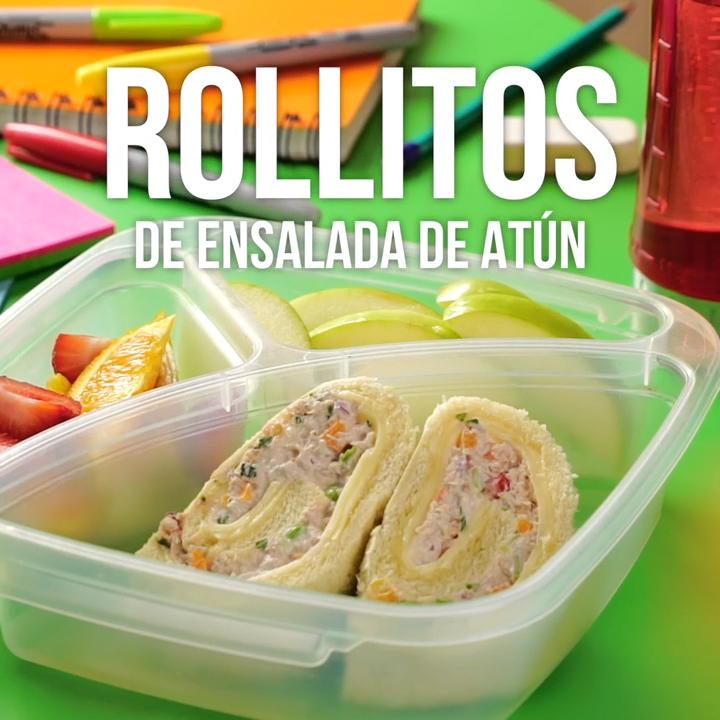 Rollitos de Ensalada de Atún - Comida para Niños