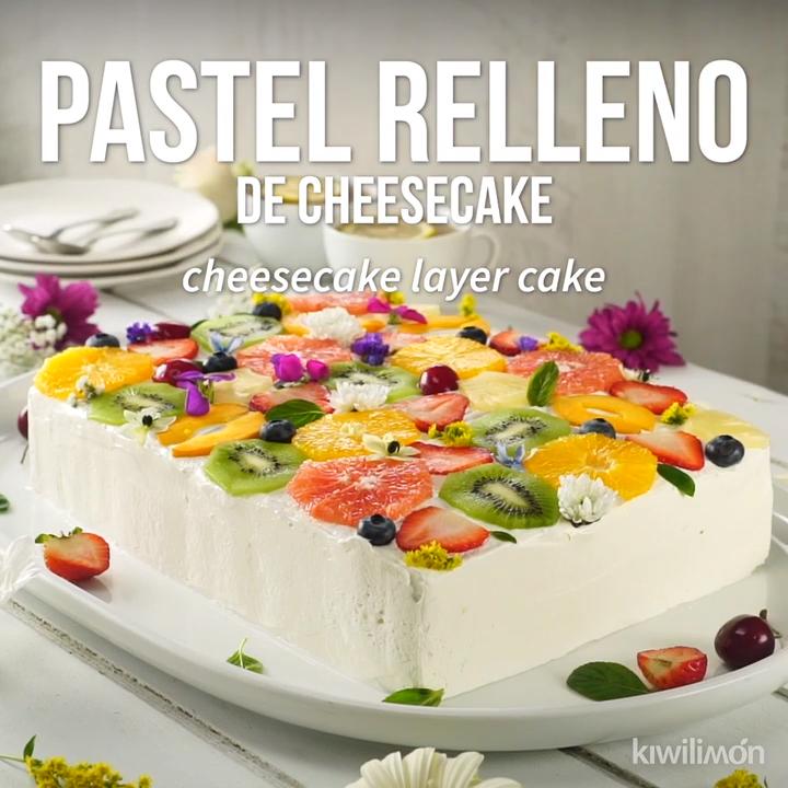 Pastel Relleno de Cheesecake