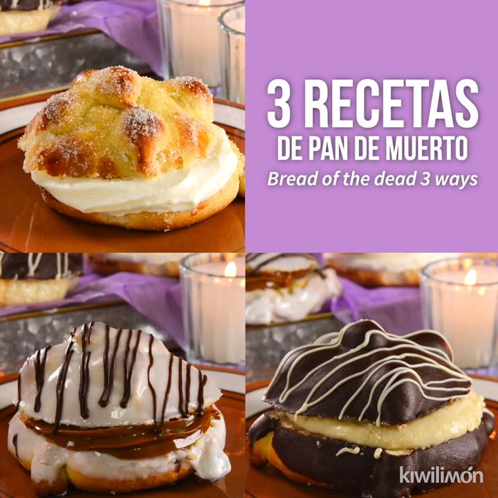 3 Panes de Muerto Rellenos