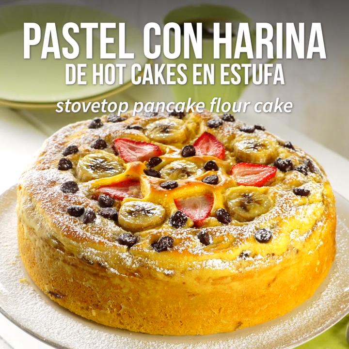 Pastel con Harina de Hot Cakes en Estufa