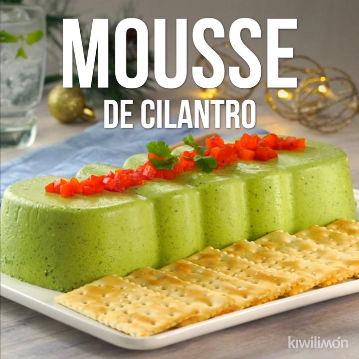 Mousse de Cilantro Fácil