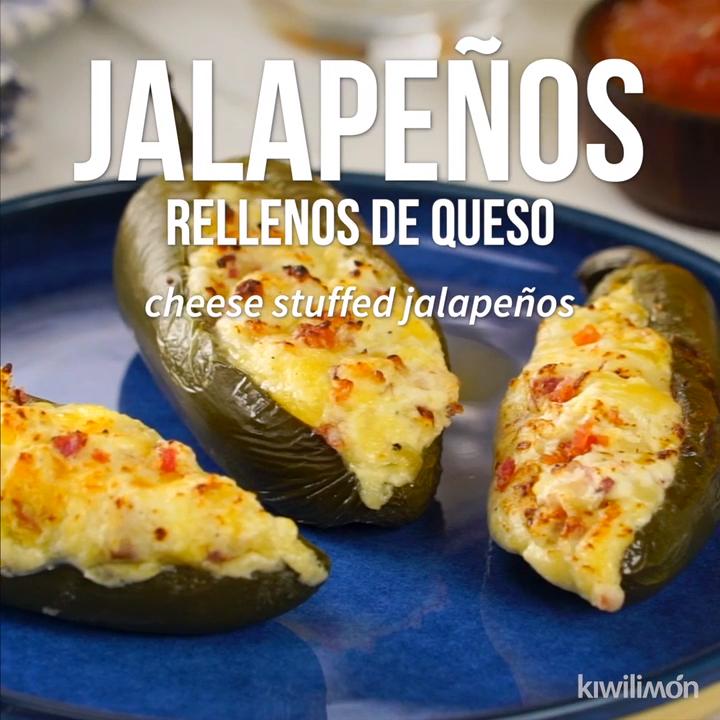 Chiles Jalapeños Rellenos de Queso