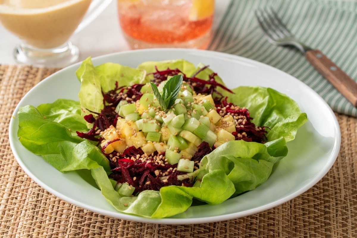 Ensalada de Betabel con Aderezo Fácil