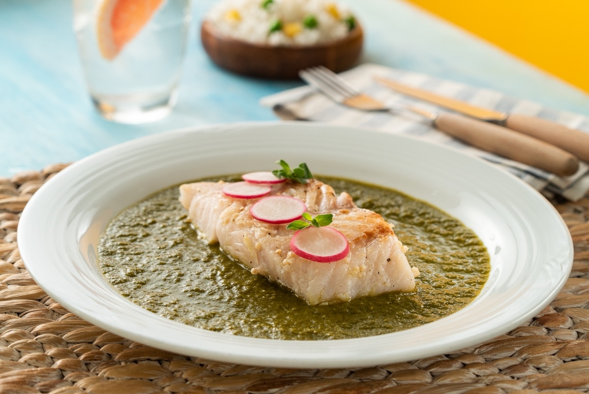 Pescado con Salsa Verde