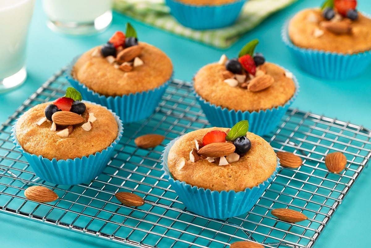 Cupcakes de Almendra sin Gluten