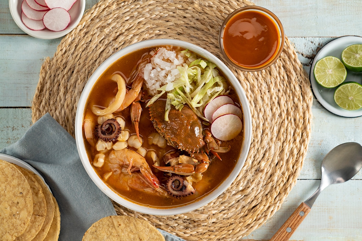 Pozole de Mariscos