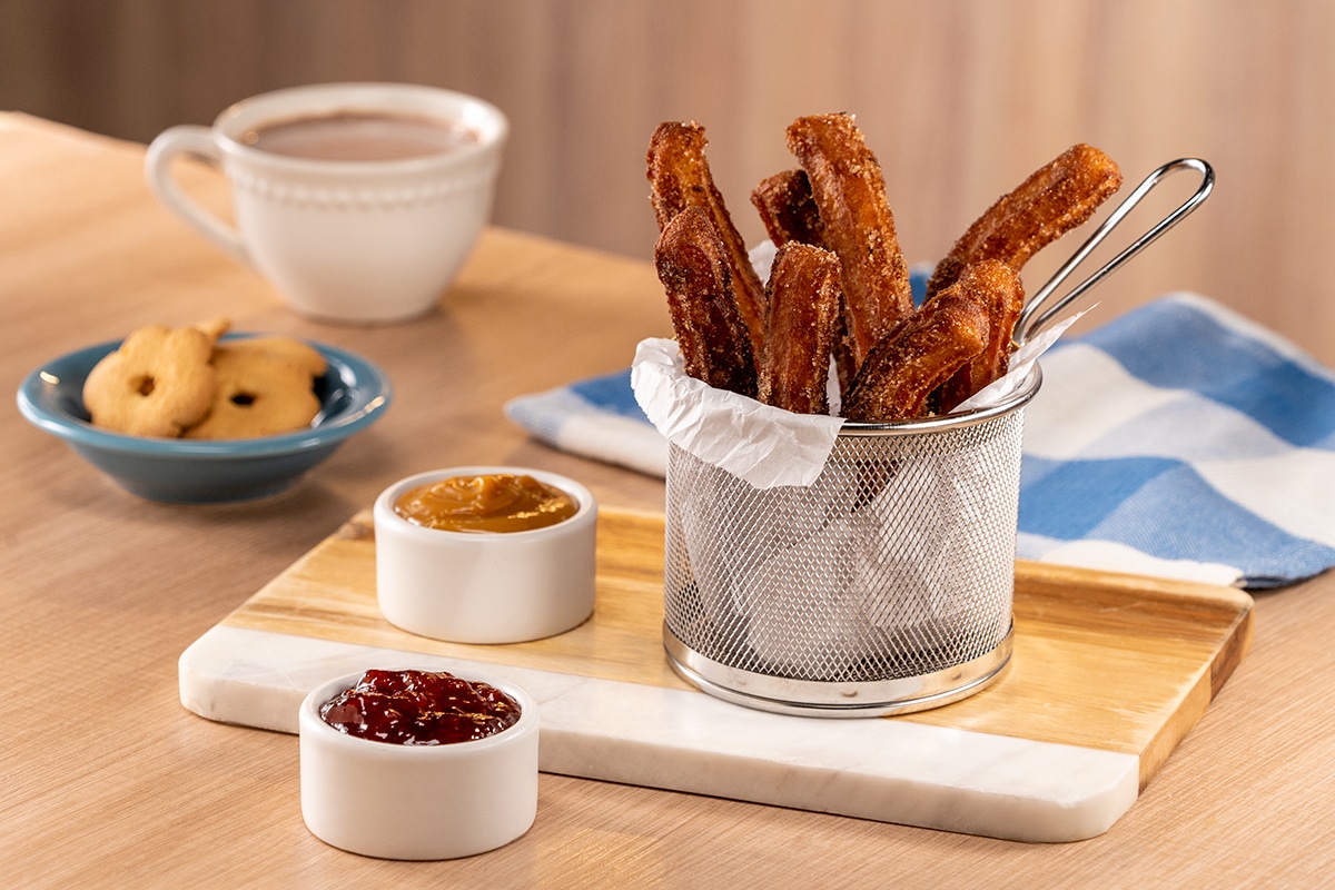 Churros con Galleta