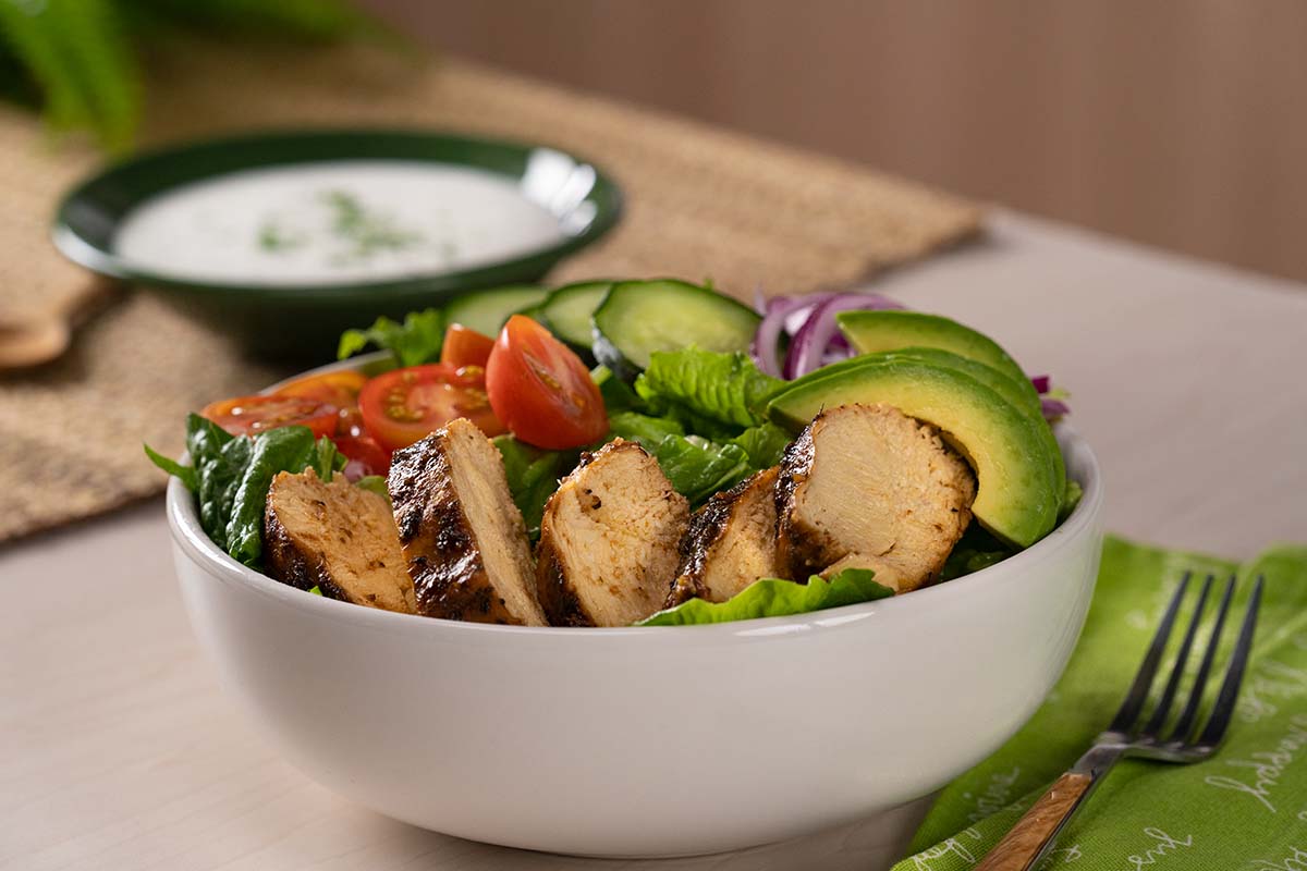 Ensalada de Pollo Cajún