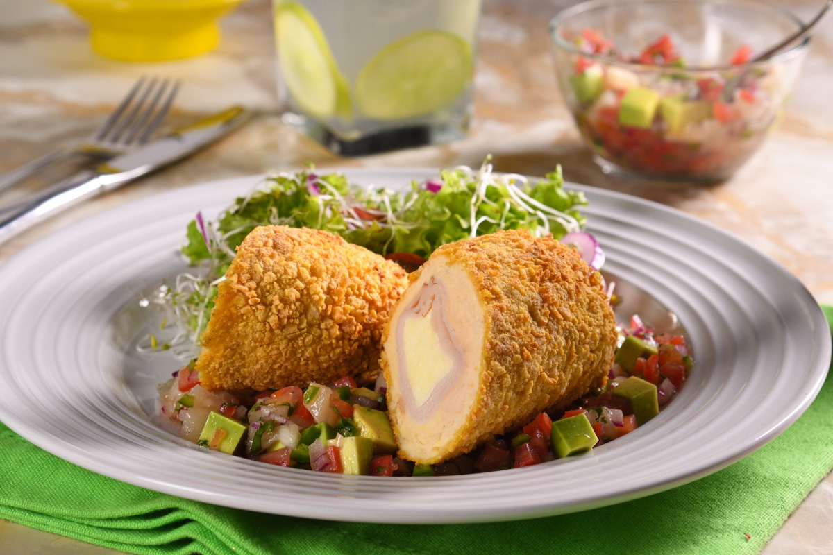 Milanesas Empanizadas con Queso Panela