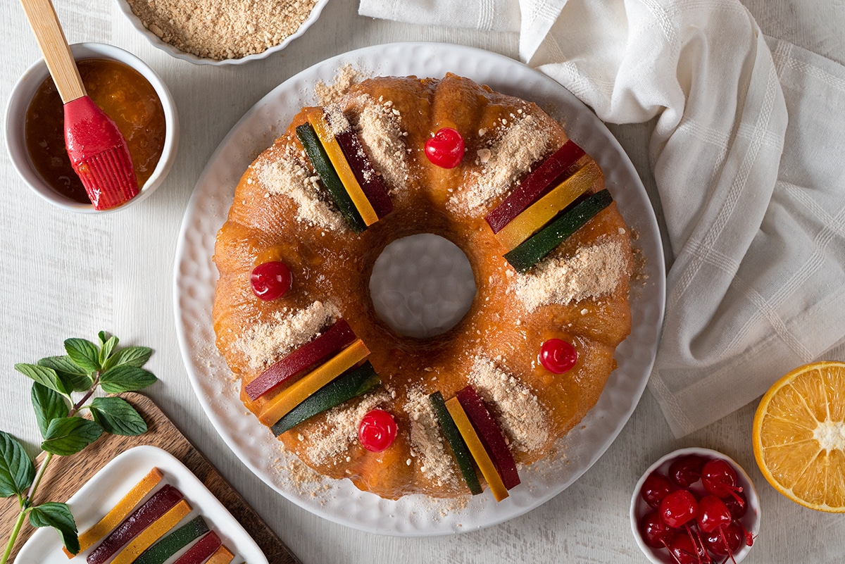Rosca de Reyes en Estufa