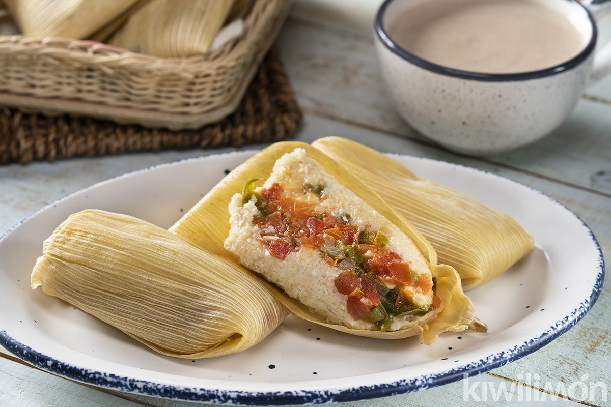 Top 86+ imagen receta de tamales mexicanos de rajas con queso