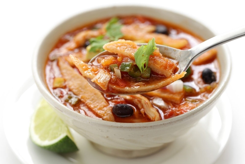 Sopa Azteca Tradicional