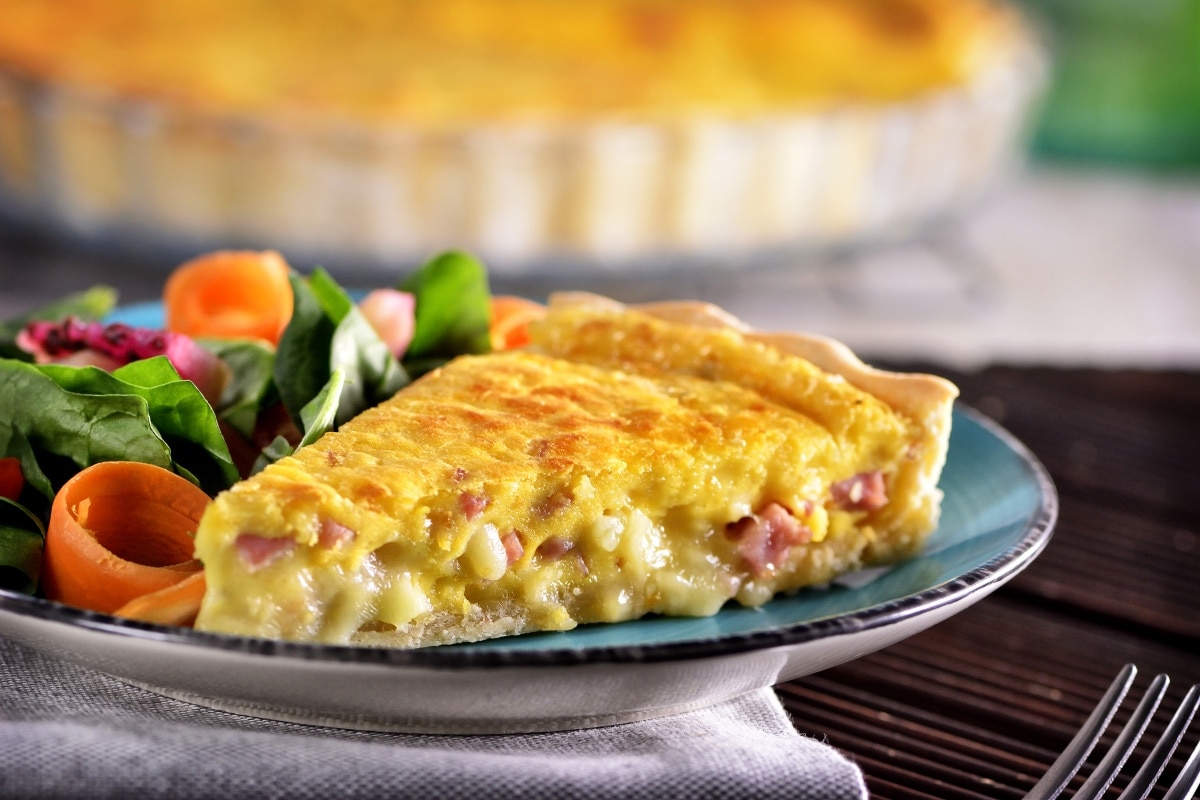 Quiche de Jamón y Queso