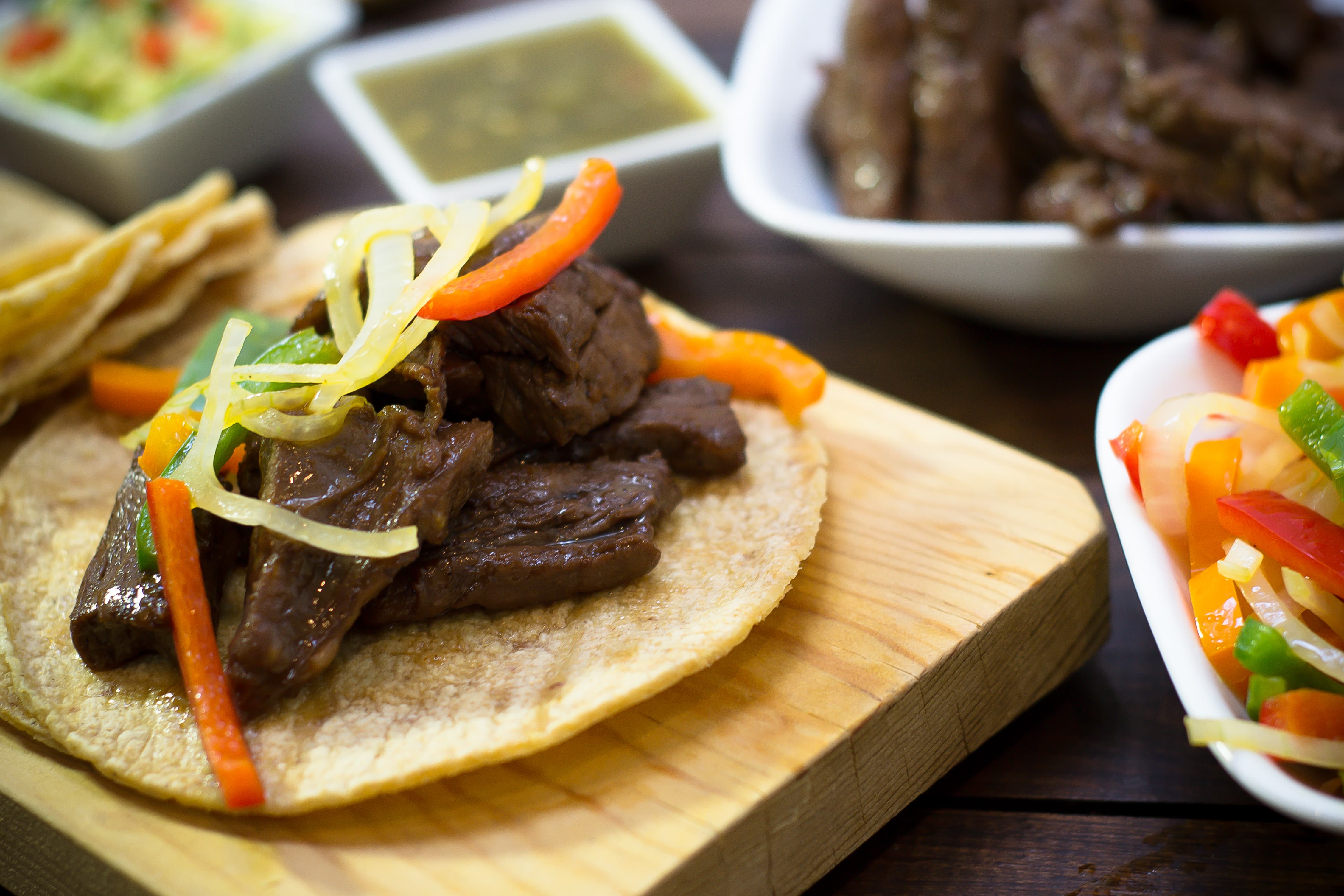 Fajitas de Res Rápidas