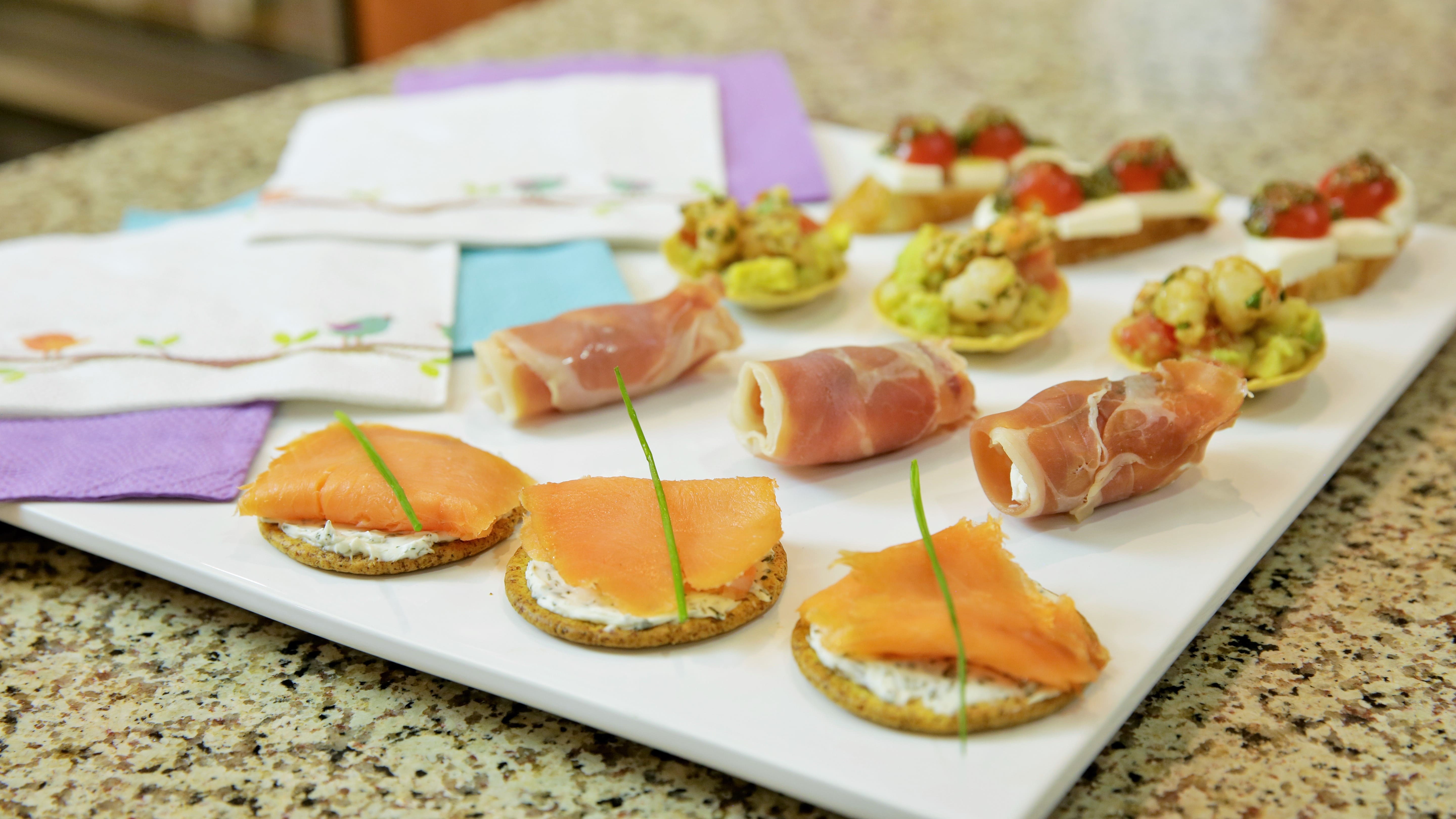 Cold Canapés for Night Cocktail