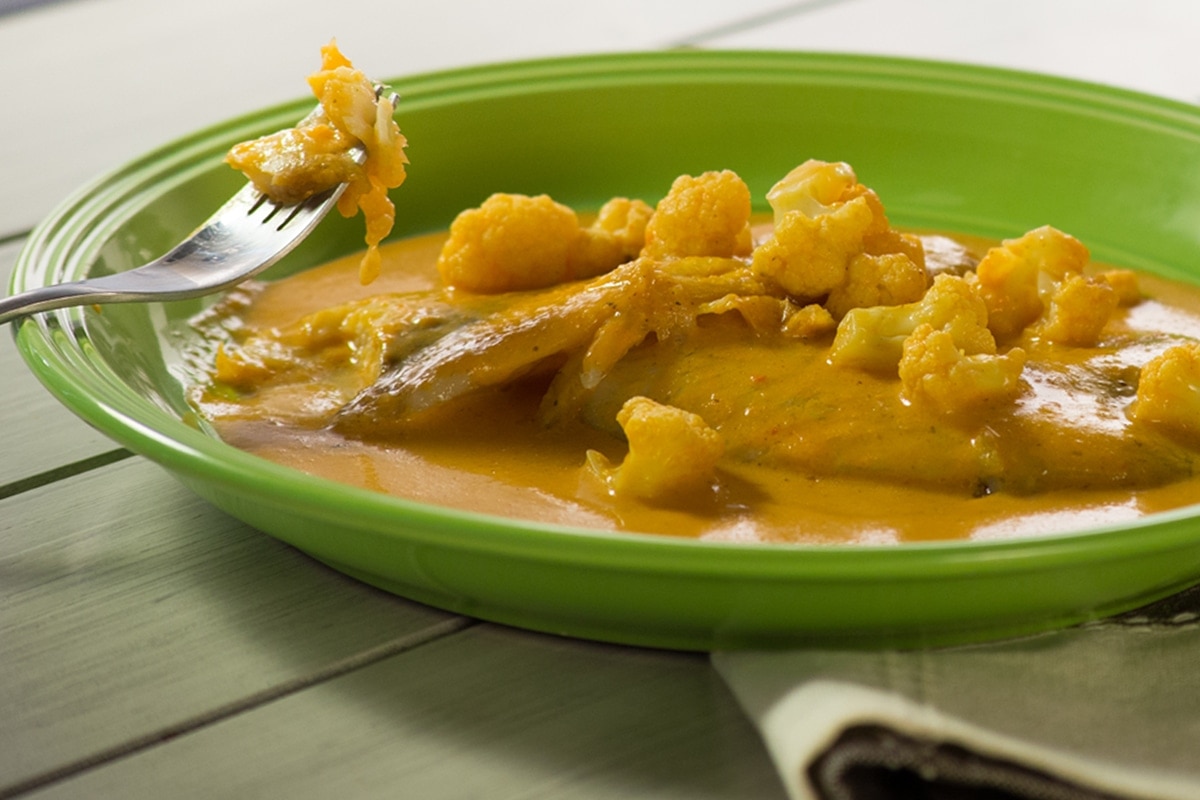 Pescado en Salsa de Pimiento