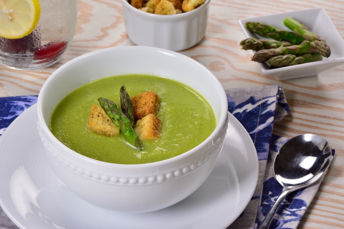 crema de esparragos para dieta