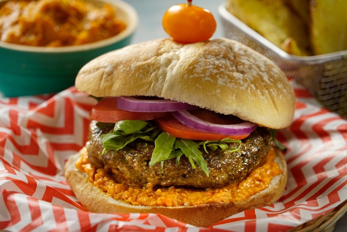 Deliciosa Hamburguesa Vegana 7336