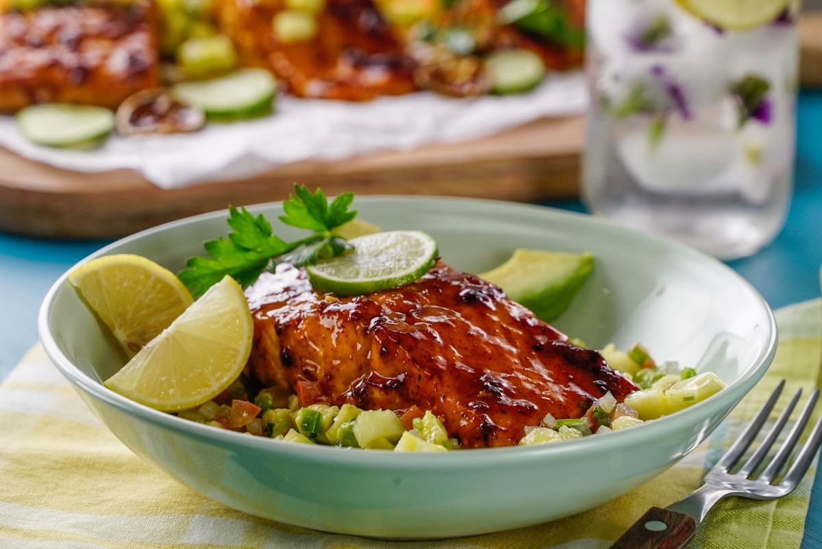 Salmon With Chipotle And Lemon