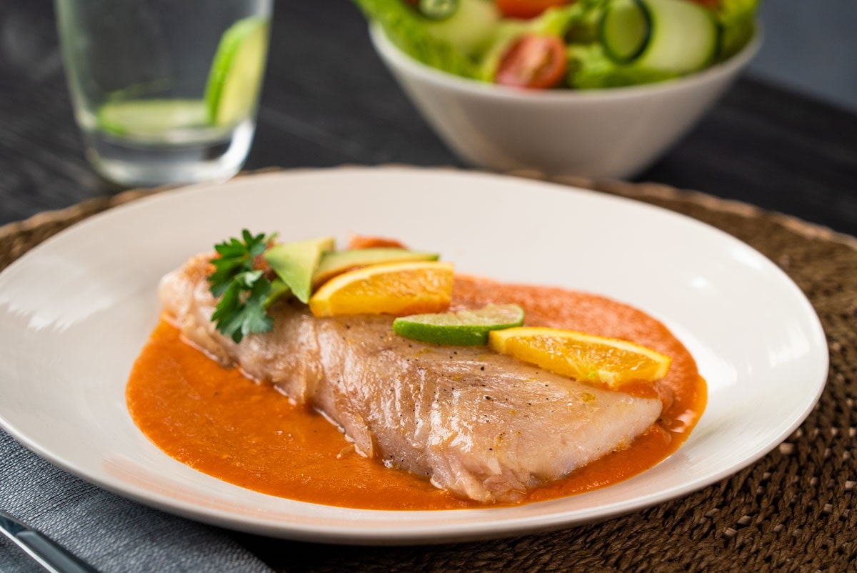 Pescado en Salsa Morita