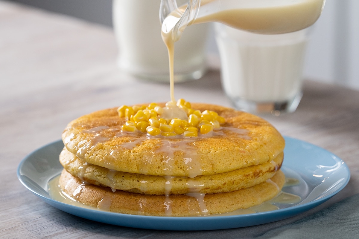 Arriba 87+ imagen pancakes de elote receta