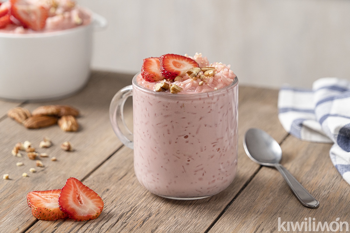 Arroz con Leche de Fresa