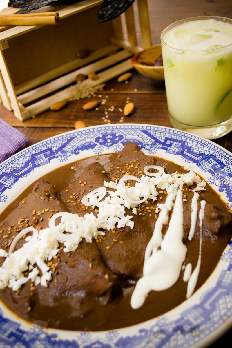 Enchiladas de Mole
