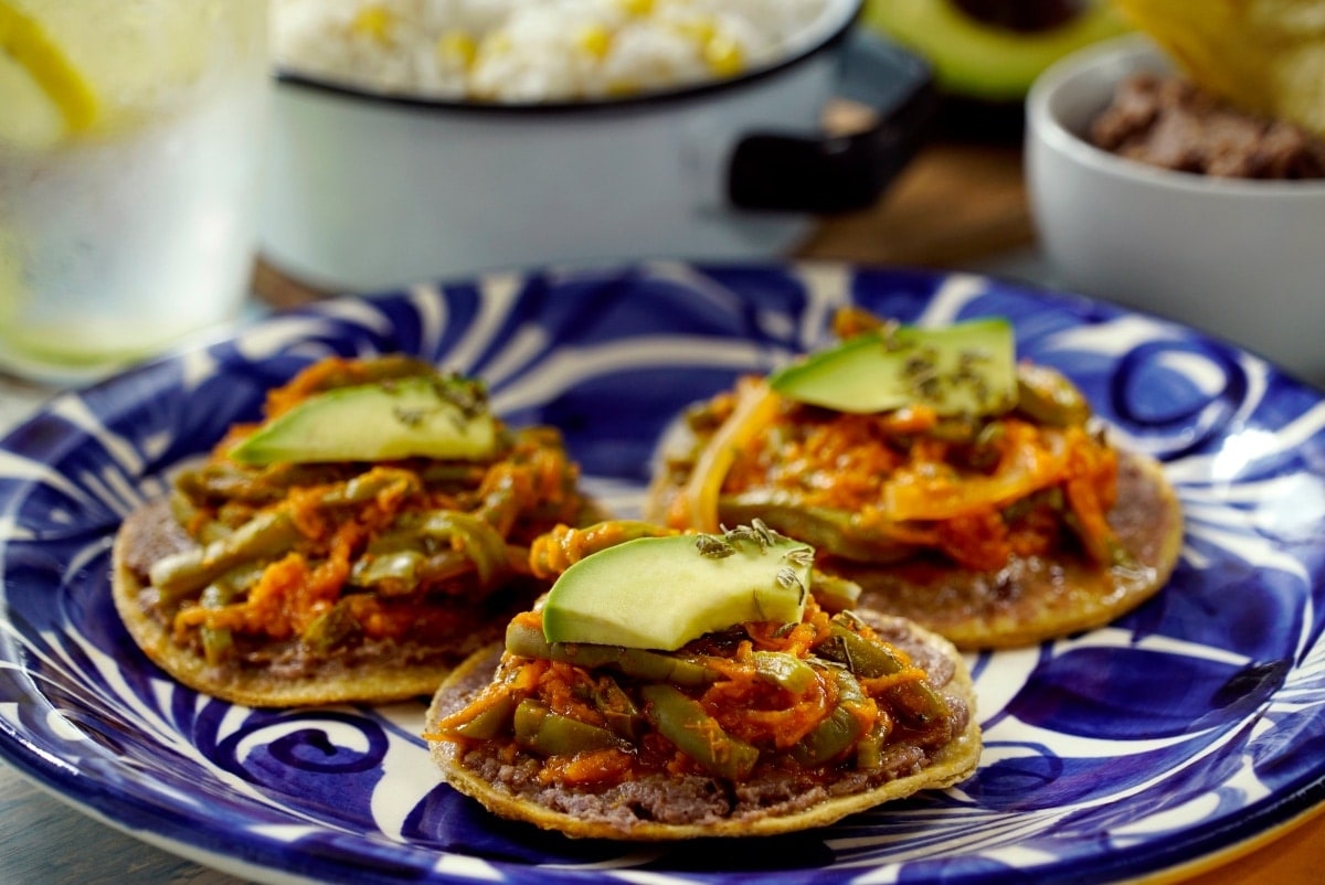 Tostadas sin carne